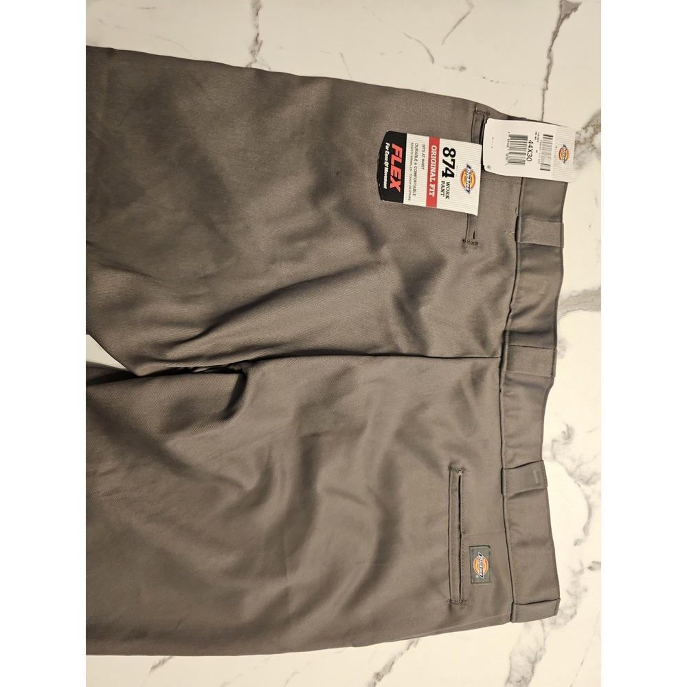 Dickies Big Men's Flex Work Pants 874 Original Fit Reinforced Straight Leg 44x30 - Picture 2 of 3